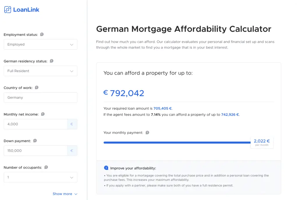 mortgage affordability calculator