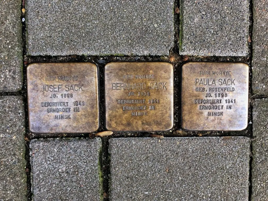 Stolpersteine Memorial