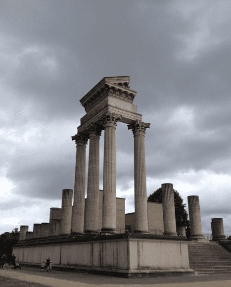 Roman remains in Xanten