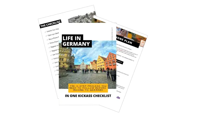 Life in Germany Checklist Visual